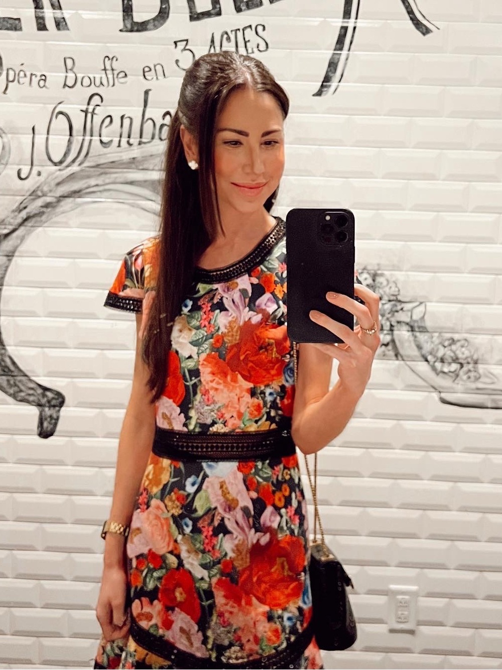 Alice & Olivia floral dress -XS - Picture 3 of 3
